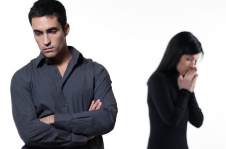 couple in disagreement