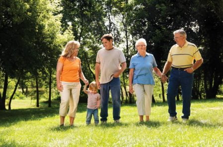 3 generations in field