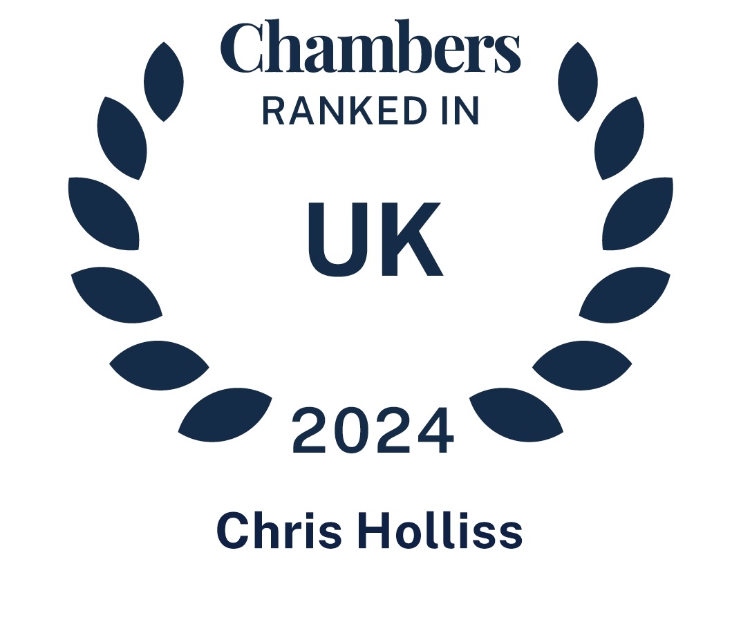 Chambers 2024 logo for Chris Holliss
