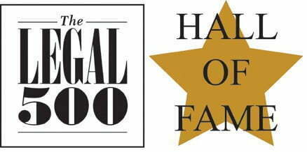 legal 500 hall of fame logo