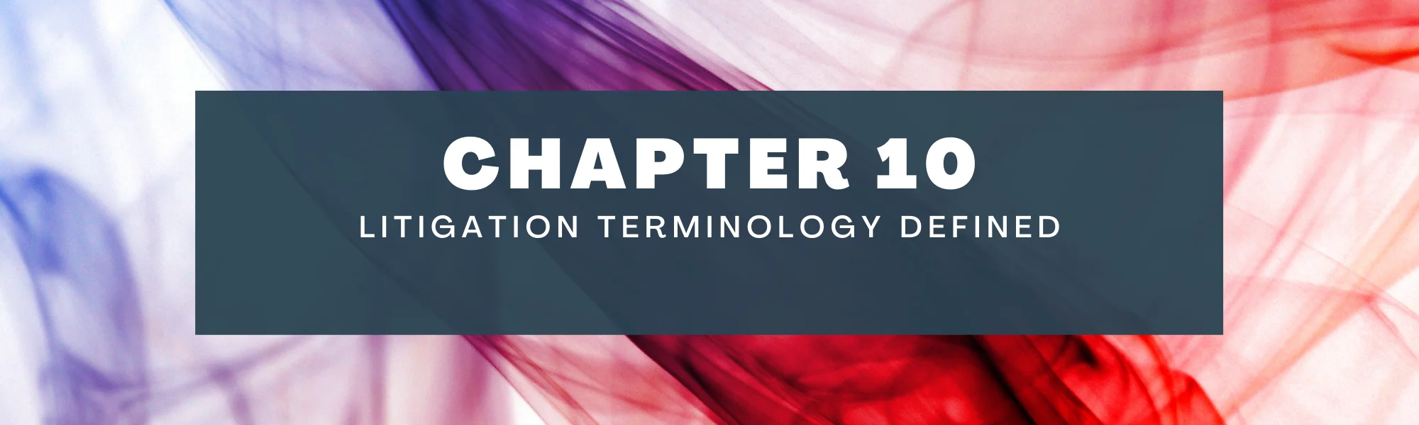 Litigation terminology