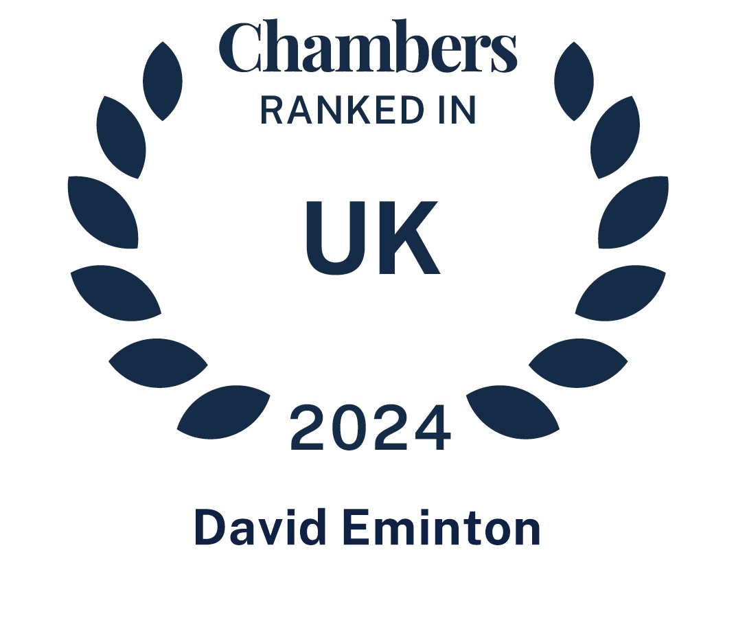 Chambers top ranked logo David Eminton 2024