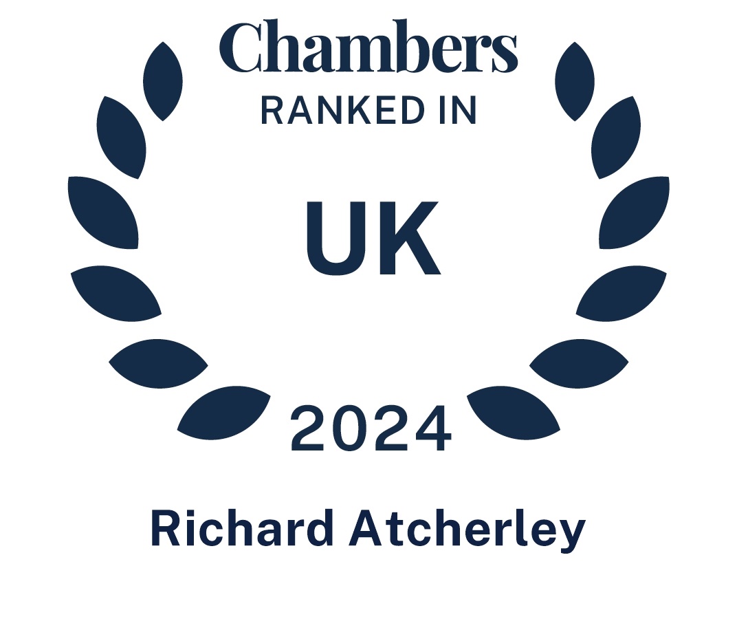Chambers top ranked logo Richard Atcherley 2024