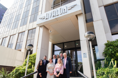 Staff outside Bournemouth office