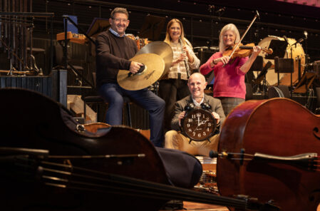 Paris Smith and BSO musicians